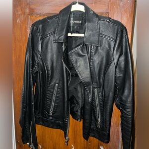Express leather jacket